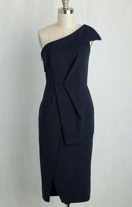 Mod cloth One shoulder Midi Dress XL